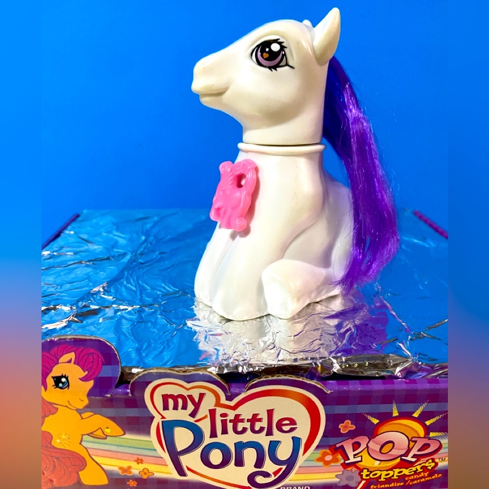 MY LITTLE PONY G3 VTG 2003 SUNNY DAZE SPIN POP PONY WORKS MOVES HEAD & LOLLIPOP